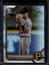 Thomas Harrington 2022 Bowman Chrome #BDC-37 Asia Mojo Refractor