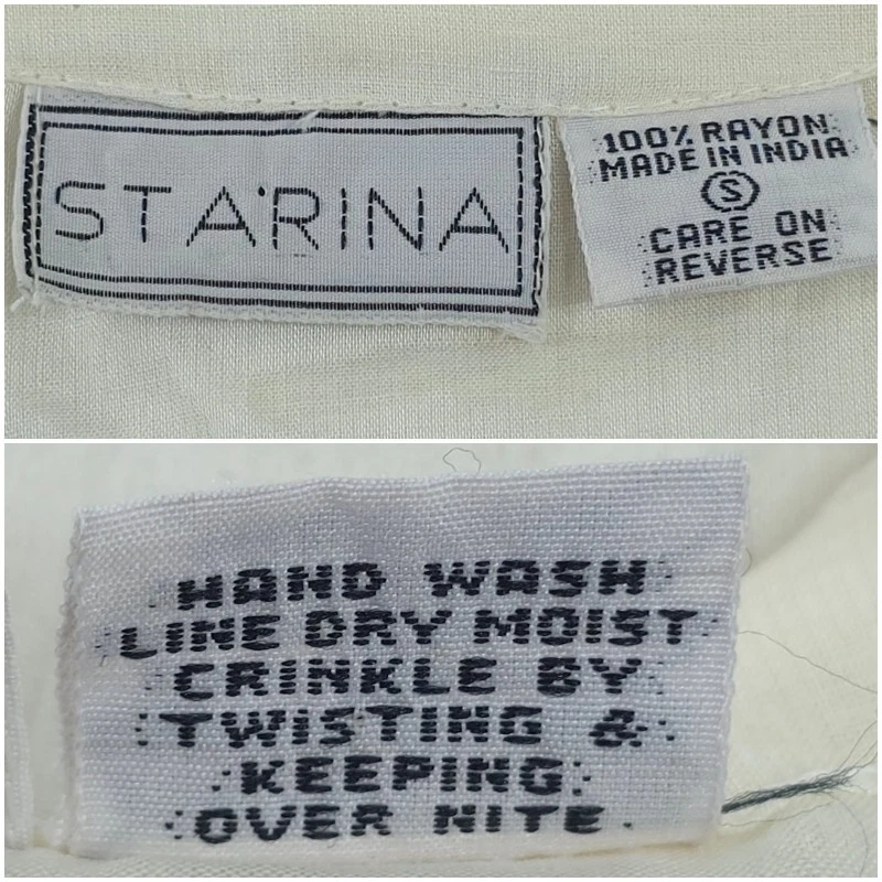 VESTIDO DE ENCAJE VINTAGE STARINA COTTAGE CORE BLANCO ROTO PARA MUJER TALLA PEQUEÑA FORRADO *EXCELENTE ESTADO* Foto 3 de 4