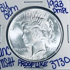 1923 BU UNCIRCULATED SILVER PEACE DOLLAR AUTHENTIC U.S. MINT FREE SHIPPING 3730