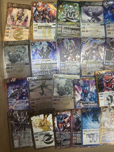 Lote a granel japonés de 7 lb Battle Spirits Saga Bandai 2008 a 2020 toneladas de láminas - Imagen 6 de 19