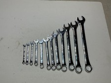S-k Tools 12 Piece Superkrome Sae Combination Wrench Set 14 To 1516 Usa Made