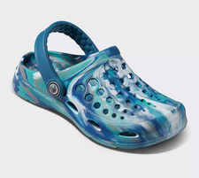 Joybees Toddler Harper Slip-On Clog Marbled Rapids Blue - CHOOSE SIZE