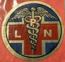 Rare autocollant écusson emblème LPN vintage années 60 rêve de collection