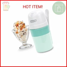 DASH My Pint Ice Cream Maker Machine (Aqua): Multi-Purpose Soft Serve Ice Cream 