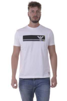 Emporio Armani EA7 T-Shirt Sweatshirt Man White 3YPTE2PJ30Z 1100 Sz L MAKE OFFER