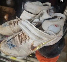 GEORGE VALERA - Cleveland Guardians/Columbus Clipp -Nike-Signed Game-Used CLEATS