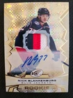 2022-23 Upper Deck UD Ice NICK BLANKENBURG #148 #ed 96/99 Rookie Auto Patch GOLD
