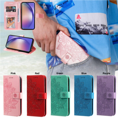 For Samsung Galaxy ''A'' Series Magnetic Leather Flip Stand Card Wallet Case Cover