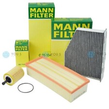 Mann Filter Set Oil, Air, Cabin Filters For Skoda Superb II 1.9 TDI 2.0 TDI