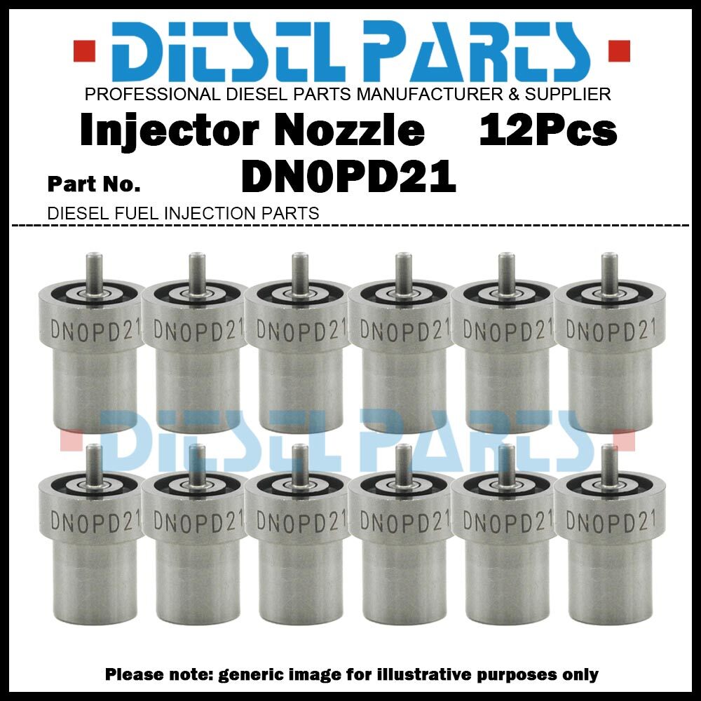 DIESEL-I 200ml 12本 12x Diesel Fuel Injector Nozzle Tips DN0PD21 DNOPD21 for
