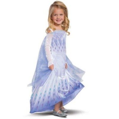 NEW Frozen II Snow Queen Elsa Deluxe DISNEY Costume - Main Image