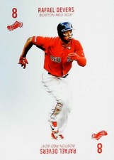 2020 TOPPS 52-CARD BASEBALL GAME 8 OF CLEATS RAFAEL DEVERS BOSTON RED SOX