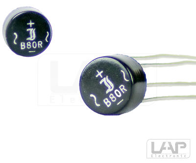 1/5/10/20x B80R | 80V | 2A Brückengleichrichter Gleichrichter  Bridge Rectifiers