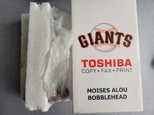 Bobblehead Moisés Alou de los Gigantes de San Francisco nuevo con caja y bate original