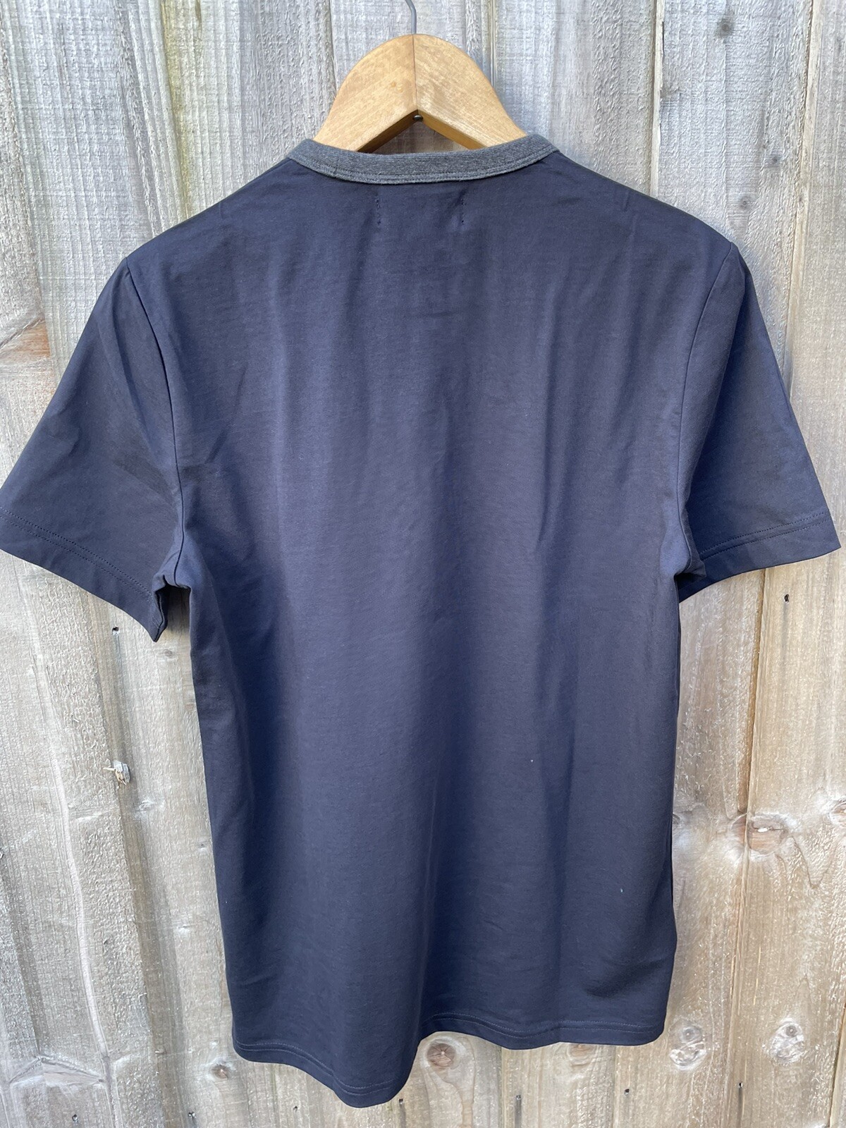Fred Perry Sportswear Embroidered Logo Ringer T Shirt Tee Navy Small Brand New image 5