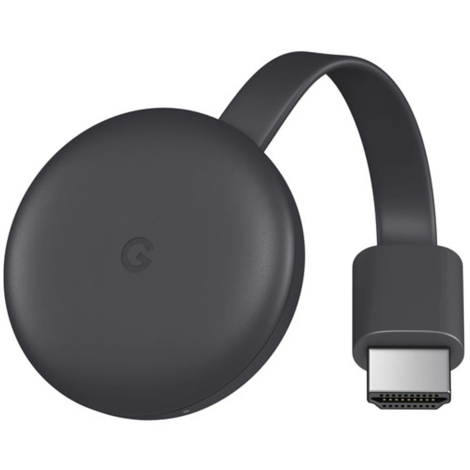 Google Chromecast 3 Digital HDMI Media Video Streamer 2018 Charcoal GA00439-US - Image 3 of 4