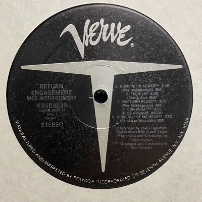 WES MONTGOMERY - RETURN ENGAGEMENT (VINYL 2LP) 1974!! RARE!! VERVE