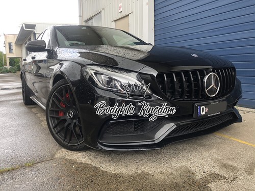 W205 c205 c63s amg gt Panamericana grill c class sedan coupe facelift spoiler - Picture 2 of 12