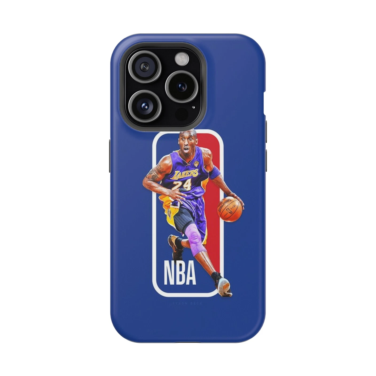 Kobe Bryant NBA Logo, Black Mamba Phone Case