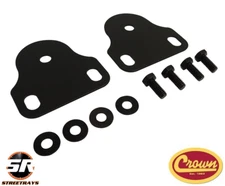Crown RT27014 Interior Windshield Mounts For 87-95 Jeep Wrangler YJ 76-83 CJ-5