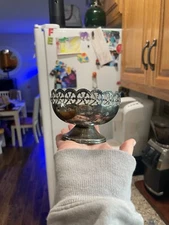 Celtic Quality Plate SP on Brass Candy Dish made in England