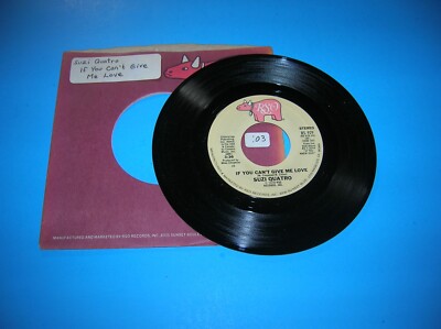 Rock 45  -  Suzi Quatro  -  If You Can't Give Me Love  -  1979