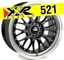 Xxr 521 17x7 5x100 5x114.3 38 Gloss Black Wheels Set Of 4 Xxr 521 17x7 5x100 5x114.3 38 Gloss Black Wheels Set Of 4