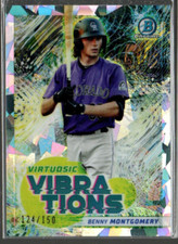 2022 Bowman Chrome Virtuosic Vibrations Atomic Refr #VV17 Benny Montgomery /150