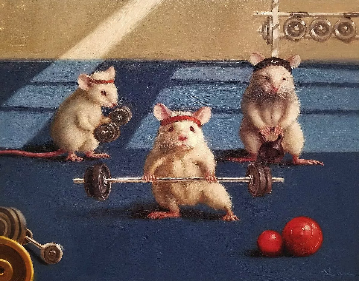 Lucia Heffernan, Gym Rats - Split Squat (2023), Available for Sale