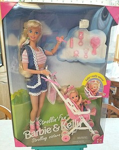 strollin fun barbie and kelly