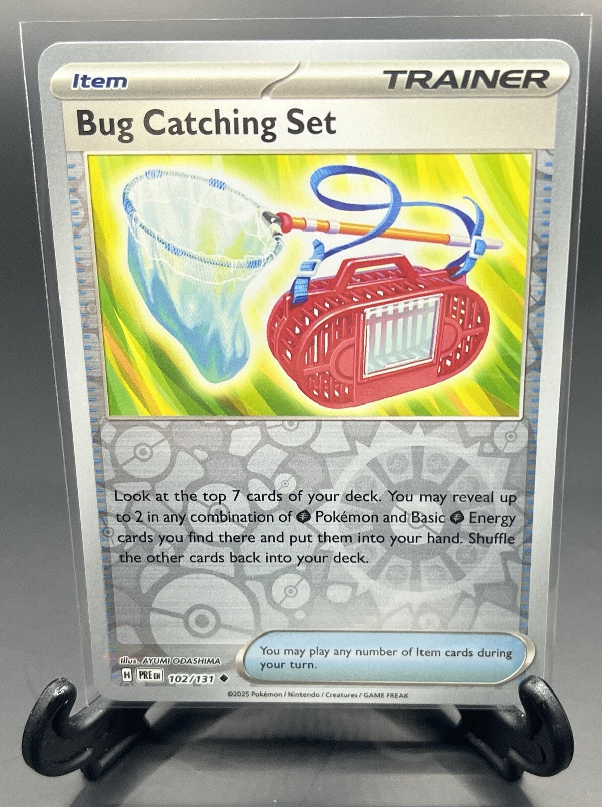 NM Bug Catching Set 102/131 Reverse Holo Prismatic Evolutions Pokemon