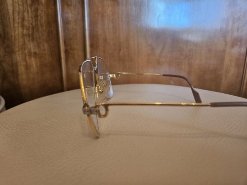 Monturas de gafas de sol vintage laminadas en oro 100 % genuinas - Imagen 5 de 16