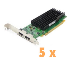 LOT 5 HP Nvidia Quadro NVS 295 256MB 64-bit Dual DP Full Height Video Card