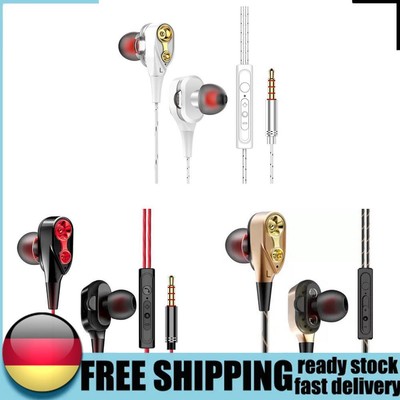 3.5mm Music Headset Deep Bass In-ear Sport Earphones Stereo Headset for Computer
