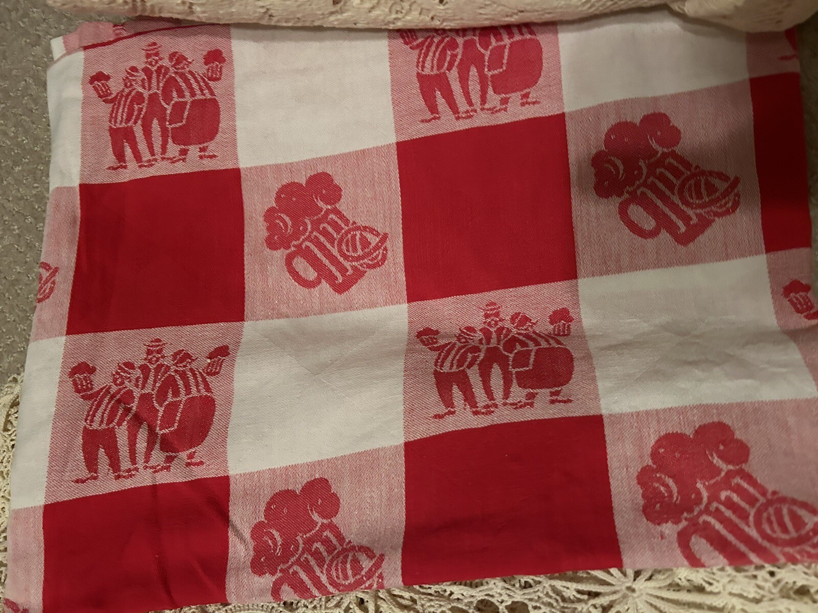 Assorted Quaker Lace Damask Cotton Crocheted Lot of 6 VINTAGE