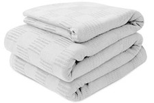Avalon 100 Cotton Blanket King Size - 90x108 Assorted Sizes , Colors