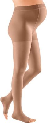 Mediven Plus Women's 30-40 Compression MATERNITY Panty OPEN TOE Beige Pick Size