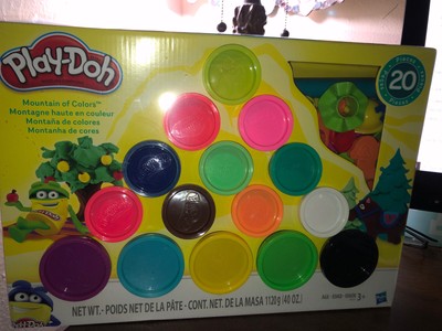 play doh montaña de colores
