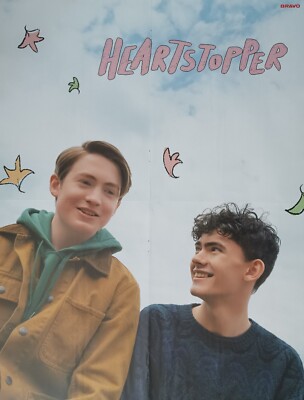 HEARTSTOPPER - A2 Poster (XL - 42x55cm) - Joe Locke Kit Connor Clippings BRAVO