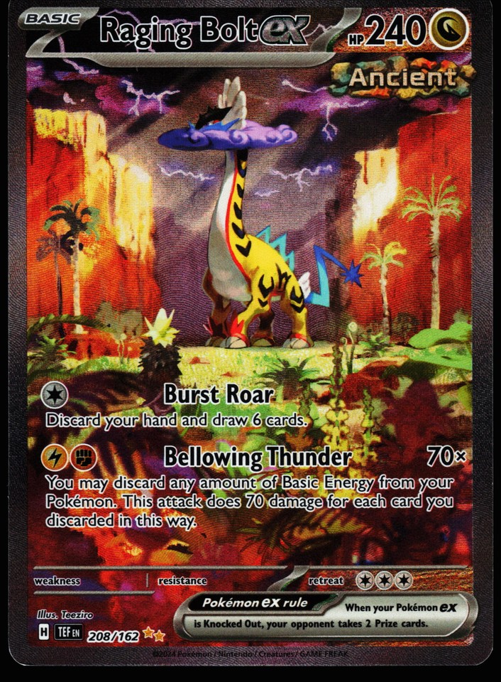 Raging Bolt Ex 208/162 SV05: Temporal Forces for sale | eBay