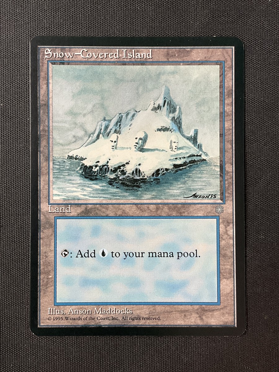MTG Ice Age SNOW-COVERED ISLAND LP | eBay