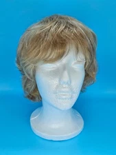 Jon Renau Women's Blonde Wig with Bangs Nature Blend Modacrylic Short Styled
