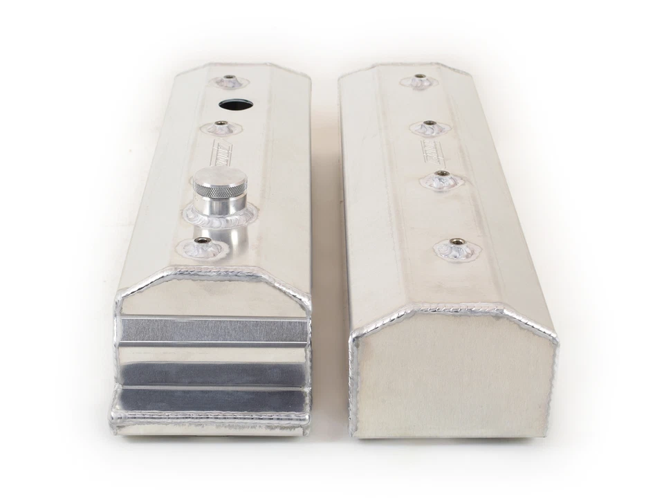 Cubierta de válvula de aluminio fabricada Canton Racing Products 65-206 Camaro Firebird Foto 2 de 4