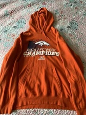 Denver Broncos AFC West Champions- "4 in a row"  Hoodie Sweatshirt- VERY RARE !