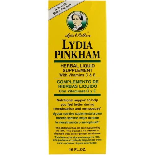 Lydia Pinkham Menstruation & Menopause Nutritional Support Liquid 16oz - Picture 1 of 1