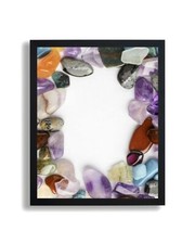 Bilderrahmen Opal N | 42 x 58 cm | Schwarz matt | Kunstglas glasklar | Puzzle