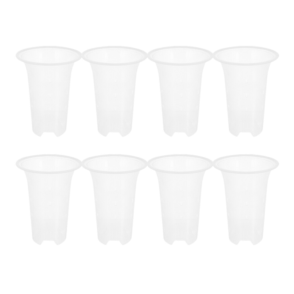 8pcs Gardening Plastic Flower Pots Orchid Flower Garden Plant Pots eBay