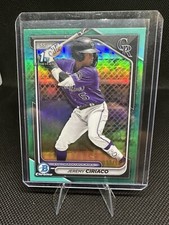 2024 Bowman Chrome - Prospects Aqua Refractor #BCP-165 Jeremy Ciriaco /125 (RC)