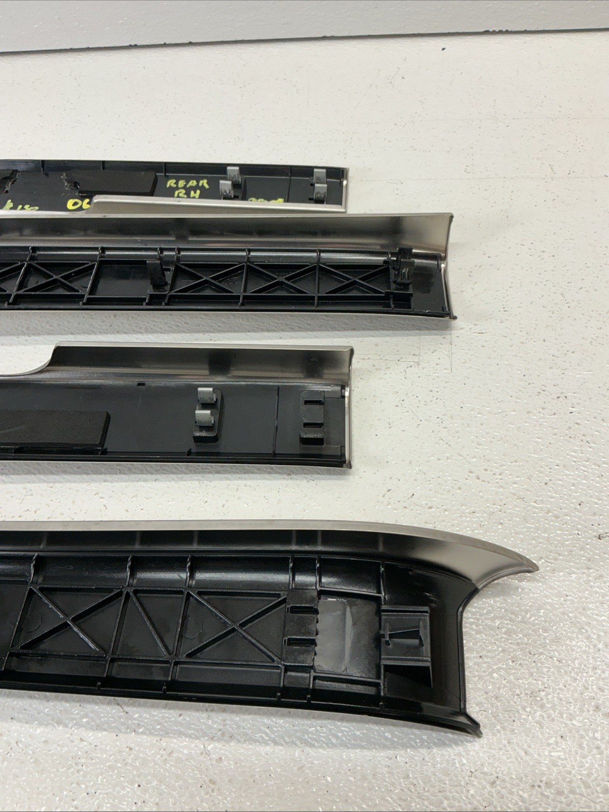 06-13 Bentley Continental Flying Spur Front & Rear Side Door Step Sill Set OEM