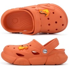 Boys Girls Clogs Kid's Garden Shoes Cute Cartoon Slides Sandals Slip-on Light...